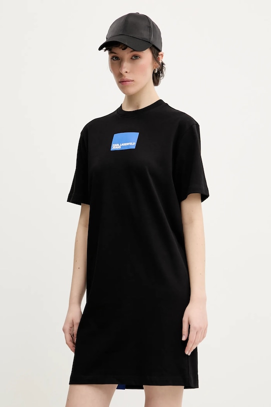 Хлопковое платье Karl Lagerfeld Jeans, черный
Хлопковое платье Karl Lagerfeld Jeans, черный