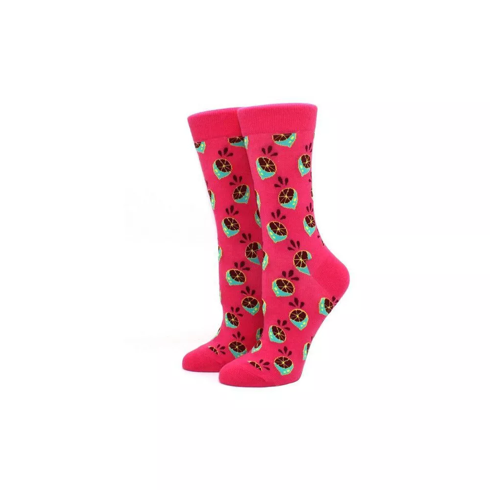 Красочные эксцентричные носки с цитрусовым принтом (женские размеры, взрослые, средние) от Sock Panda 
Красочные эксцентричные носки с цитрусовым принтом (женские размеры, взрослые, средние) от Sock Panda