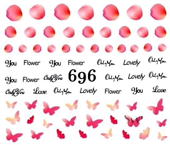 Водные наклейки для ногтей - №696, Raisin
Водные наклейки для ногтей - №696, Raisin