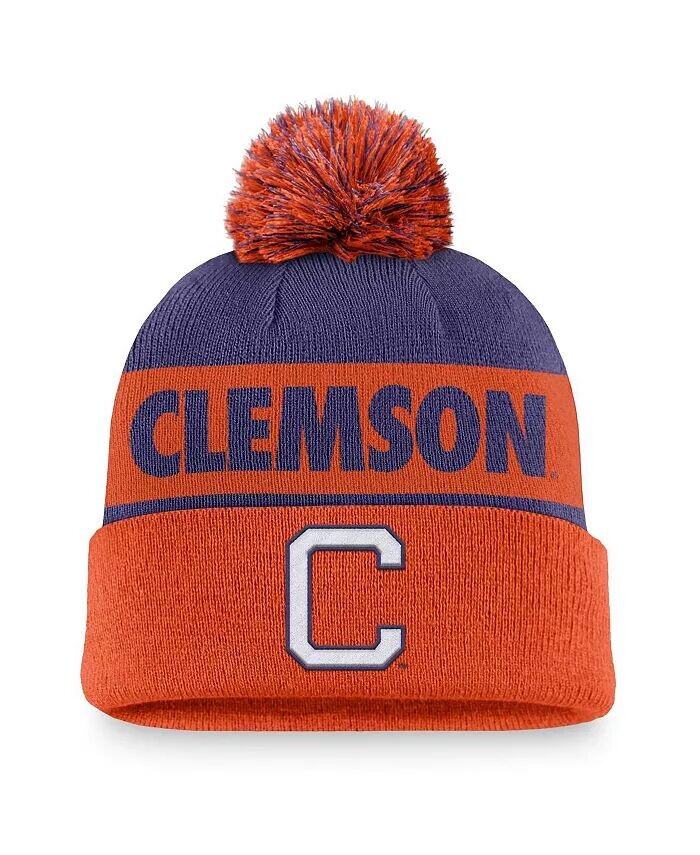 Мужская фиолетовая/оранжевая вязаная шапка Clemson Tigers Primetime Peak с манжетами и помпоном Nike, оранжевый
Мужская фиолетовая/оранжевая вязаная шапка Clemson Tigers Primetime Peak с манжетами и помпоном Nike, оранжевый