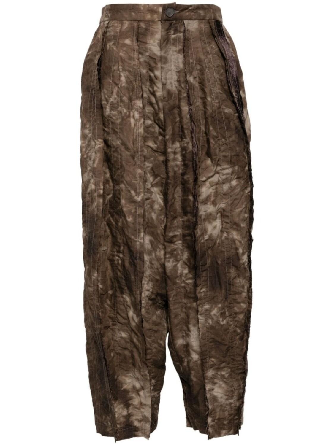 CHIAHUNG SU брюки в технике пэчворк, коричневый
CHIAHUNG SU брюки в технике пэчворк, коричневый