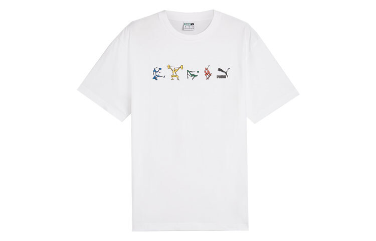 Футболка унисекс белая Puma, белый
Футболка унисекс белая Puma, белый