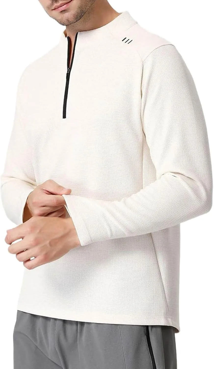 Мужская футболка с воротником-стойкой и молнией на четверть Cambkatl
Мужская футболка с воротником-стойкой и молнией на четверть Cambkatl