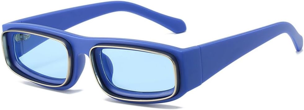 Ретро-солнцезащитные очки небольшого размера для женщин и мужчин, модные, роскошные, стильные, с защитой от УФ-излучения UV400, металлическая оправа TKKTLLT, Blue Blue
Ретро-солнцезащитные очки небольшого размера для женщин и мужчин, модные, роскошные, стильные, с защитой от УФ-излучения UV400, металлическая оправа TKKTLLT, Blue Blue