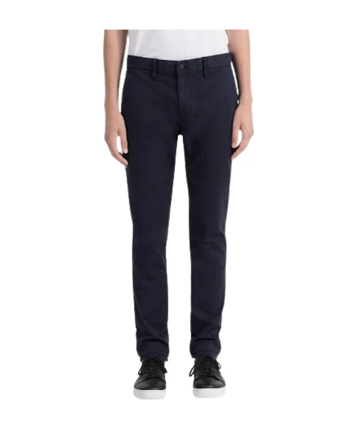 Хлопковые брюки с 5 карманами Calvin Klein, синий
Хлопковые брюки с 5 карманами Calvin Klein, синий