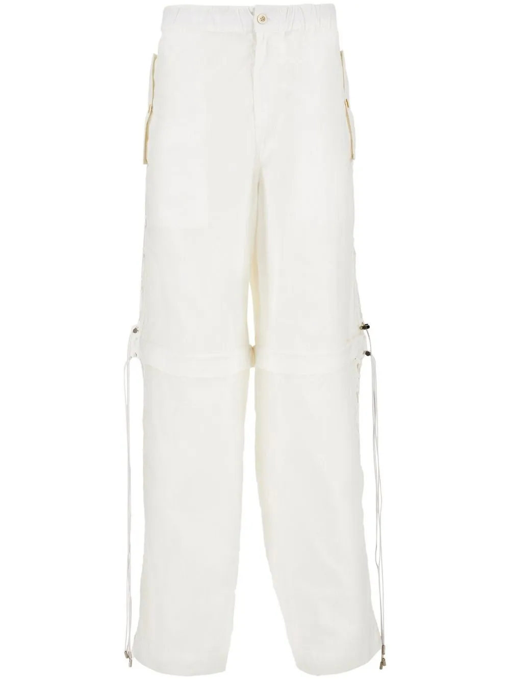 Брюки карго с эластичным поясом Ferragamo, белый
Брюки карго с эластичным поясом Ferragamo, белый