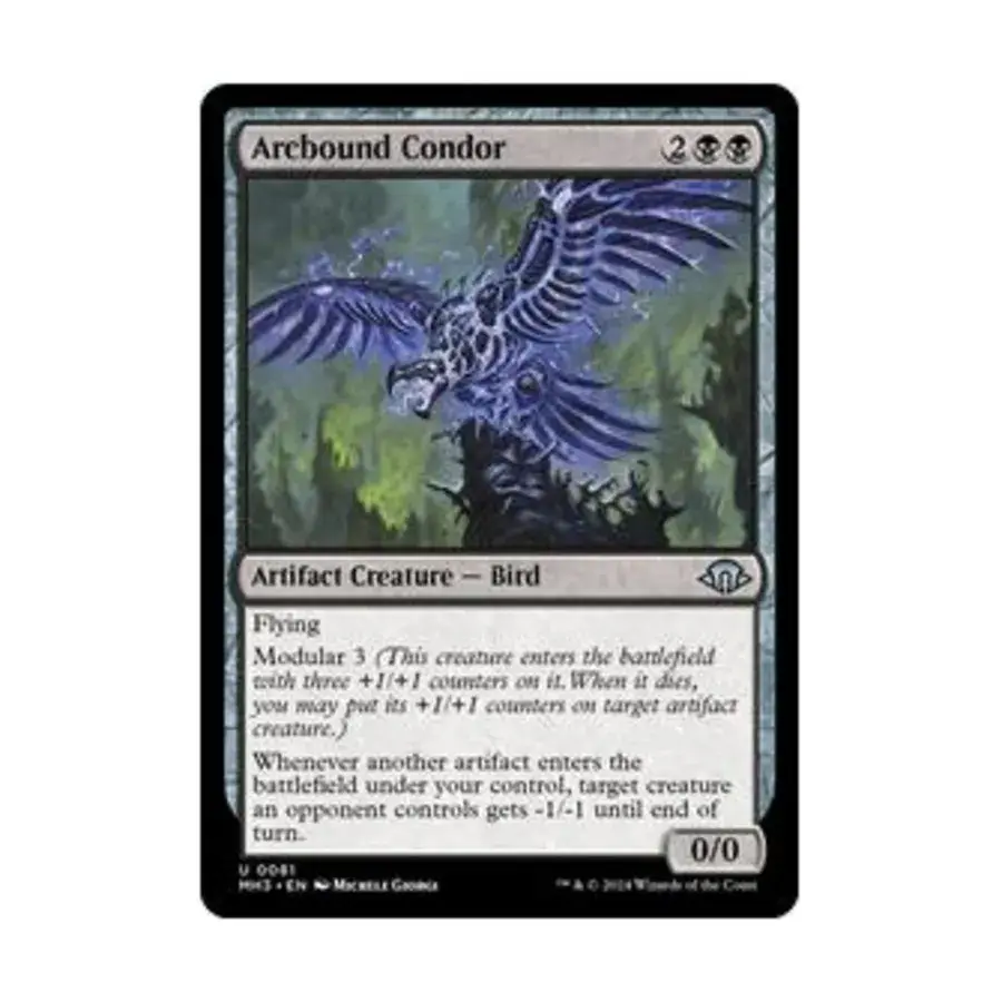 CCG Дуговой Кондор (U), MTG - Modern Horizons 3
CCG Дуговой Кондор (U), MTG - Modern Horizons 3