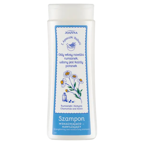 Укрепляющий и увлажняющий шампунь для волос, 300 мл Joanna Z apteczki babuni
Укрепляющий и увлажняющий шампунь для волос, 300 мл Joanna Z apteczki babuni