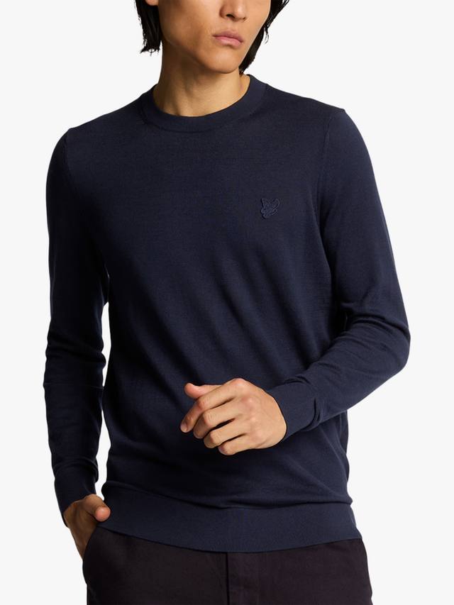 Тонкий хлопковый джемпер с круглым вырезом Lyle & Scott, Dark Navy
Тонкий хлопковый джемпер с круглым вырезом Lyle & Scott, Dark Navy