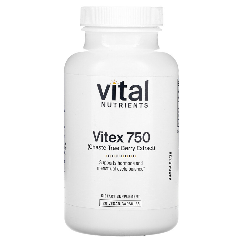 Vital Nutrients, Vitex 750, 750 мг, 120 веганских капсул
Vital Nutrients, Vitex 750, 750 мг, 120 веганских капсул