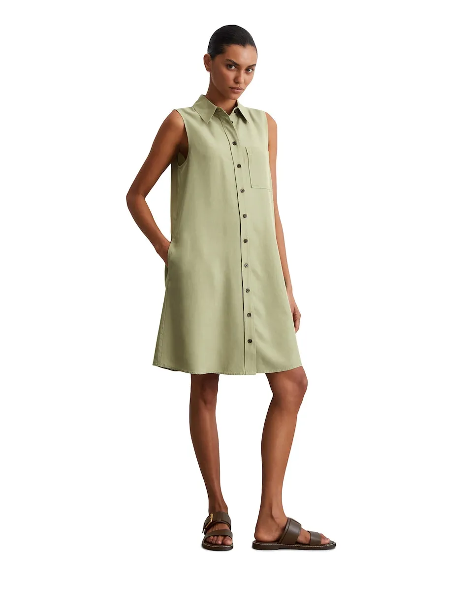 Безрукавное платье из обычной ткани, изготовленное из TENCEL Lyocell Marc O'Polo, зеленый
Безрукавное платье из обычной ткани, изготовленное из TENCEL Lyocell Marc O'Polo, зеленый