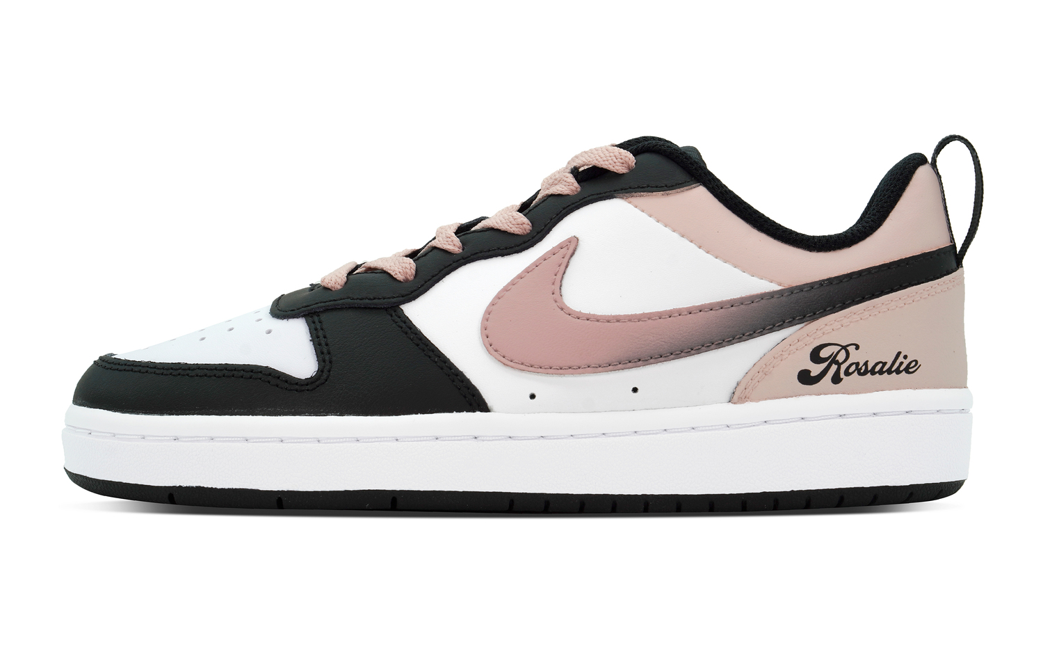 Кроссовки для скейтбординга Court Borough Kids' Grade School Nike, черно-розовые
Кроссовки для скейтбординга Court Borough Kids' Grade School Nike, черно-розовые