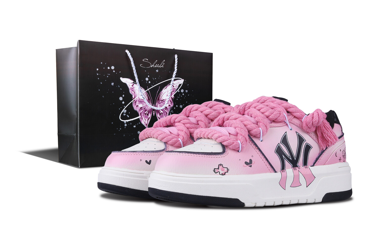Кроссовки MLB Chunky Liner Skateboarding Shoes Unisex Low-top Black/Pink, черный/розовый
Кроссовки MLB Chunky Liner Skateboarding Shoes Unisex Low-top Black/Pink, черный/розовый