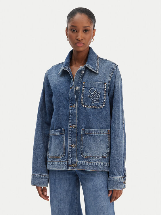 Джинсовая куртка regular fit UA6125 D4854 Liu Jo, синий
Джинсовая куртка regular fit UA6125 D4854 Liu Jo, синий