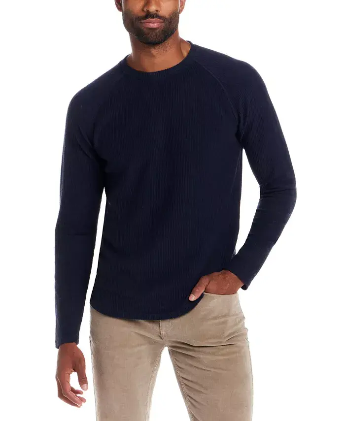 Мужская футболка с длинными регланными рукавами и ребристым воротником Weatherproof Vintage, синий
Мужская футболка с длинными регланными рукавами и ребристым воротником Weatherproof Vintage, синий