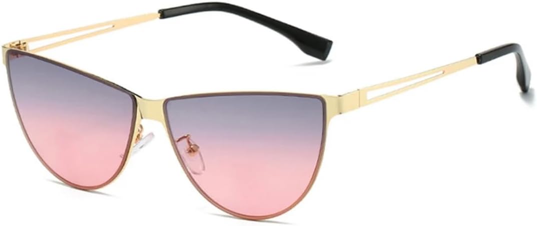 Маленькие солнцезащитные очки «кошачий глаз» для женщин, модные, в винтажном стиле, с металлической оправой, для активного отдыха, путешествий, вождения, с защитой от УФ-излучения UV400 VVTWSSW, Gold Gray Pink
Маленькие солнцезащитные очки «кошачий глаз» для женщин, модные, в винтажном стиле, с металлической оправой, для активного отдыха, путешествий, вождения, с защитой от УФ-излучения UV400 VVTWSSW, Gold Gray Pink