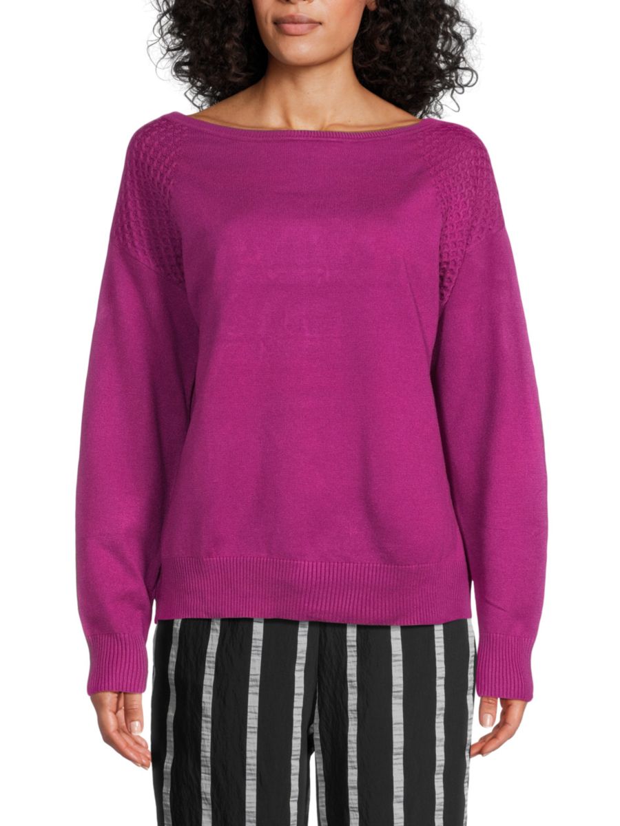 Свободный свитер со спущенными плечами Patrizia Luca, цвет Magenta
Свободный свитер со спущенными плечами Patrizia Luca, цвет Magenta