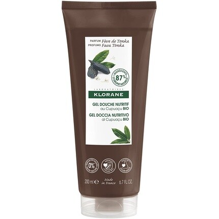 Питательный гель для душа с купуаном и органическими бобами тонка 200мл, Klorane
Питательный гель для душа с купуаном и органическими бобами тонка 200мл, Klorane