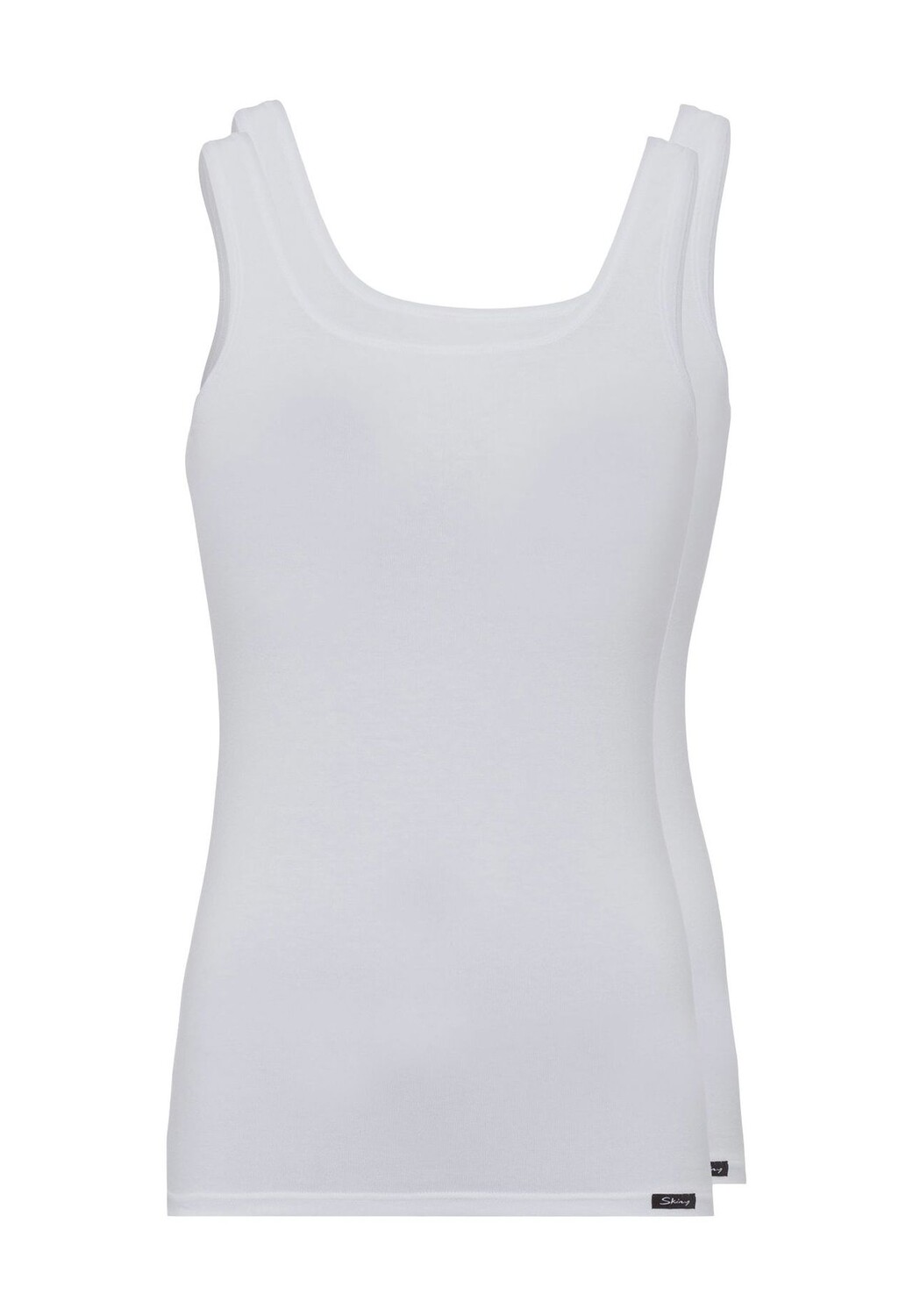 Комплект из 2 хлопковых футболок Advantage для женщин с круглым вырезом SKINY, белый
Комплект из 2 хлопковых футболок Advantage для женщин с круглым вырезом SKINY, белый