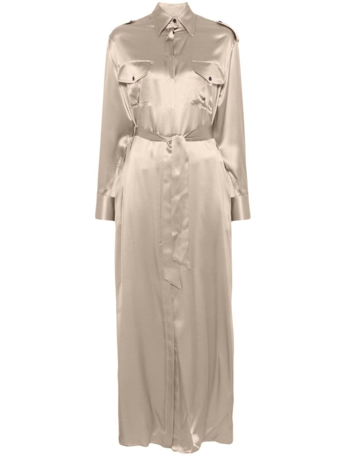 Kiton шелковое платье макси, коричневый
Kiton шелковое платье макси, коричневый