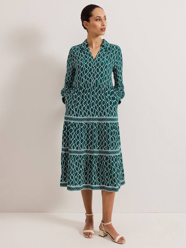 Многоуровневое миди-платье с принтом в виде цепочки от lara Phase Eight, цвет Mid Green
Многоуровневое миди-платье с принтом в виде цепочки от lara Phase Eight, цвет Mid Green