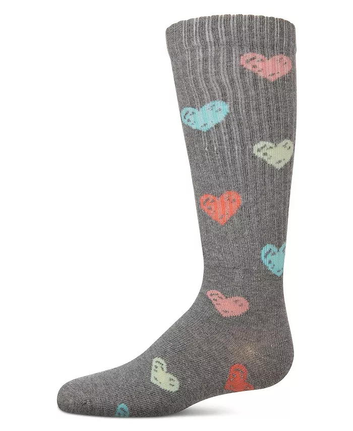 Большие ребристые носки до колена "Multi Graffiti Hearts" из хлопковой смеси Memoi, серый
Большие ребристые носки до колена "Multi Graffiti Hearts" из хлопковой смеси Memoi, серый