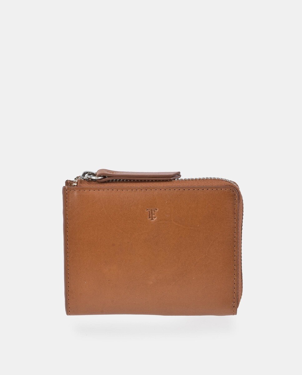 Светло-коричневый кожаный кошелек на молнии Emidio Tucci, коричневый
Светло-коричневый кожаный кошелек на молнии Emidio Tucci, коричневый