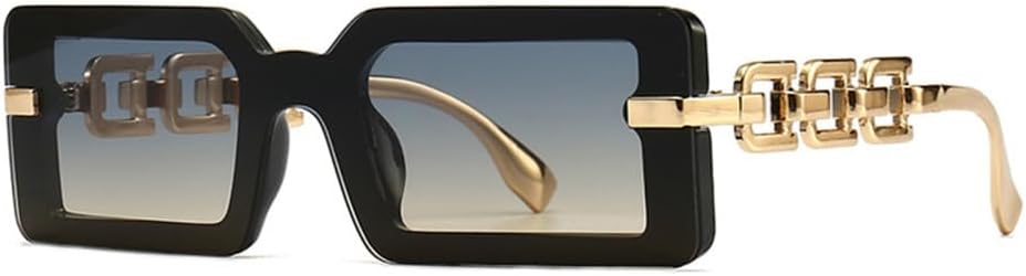 Женские солнцезащитные очки в стиле ретро с градиентным переходом, защита от УФ-излучения UV400; мужские солнцезащитные очки в оправе с цепочкой VFDHN, C7 Black Blue Tea
Женские солнцезащитные очки в стиле ретро с градиентным переходом, защита от УФ-излучения UV400; мужские солнцезащитные очки в оправе с цепочкой VFDHN, C7 Black Blue Tea