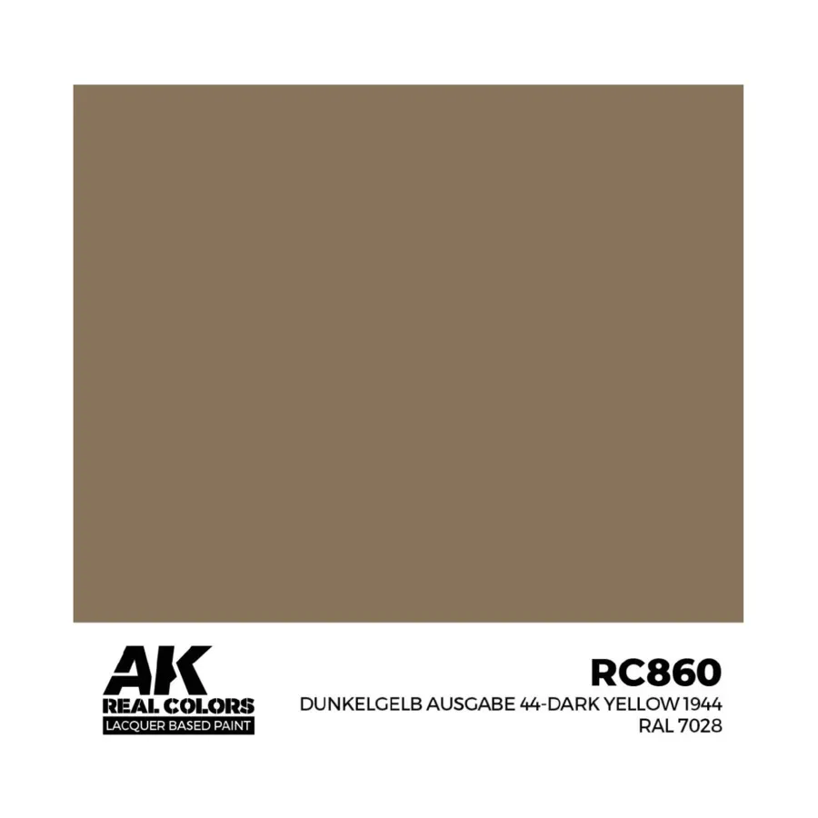 Dunkelgelb Ausgabe 44-Темно-желтый 1944 RAL7028, Paint - Real Color, Dropper Bottles (AK-Interactive)
Dunkelgelb Ausgabe 44-Темно-желтый 1944 RAL7028, Paint - Real Color, Dropper Bottles (AK-Interactive)