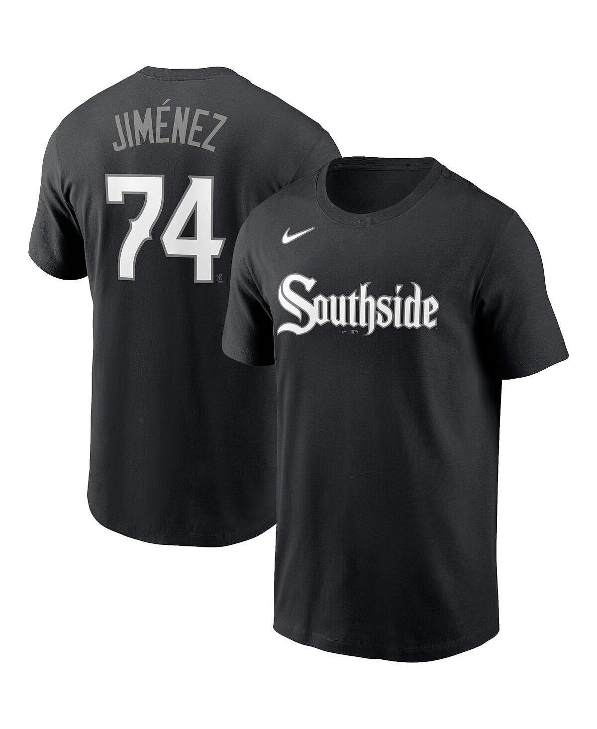 Мужская футболка Eloy Jimenez Black Chicago White Sox City Connect с именем и номером Nike
Мужская футболка Eloy Jimenez Black Chicago White Sox City Connect с именем и номером Nike
