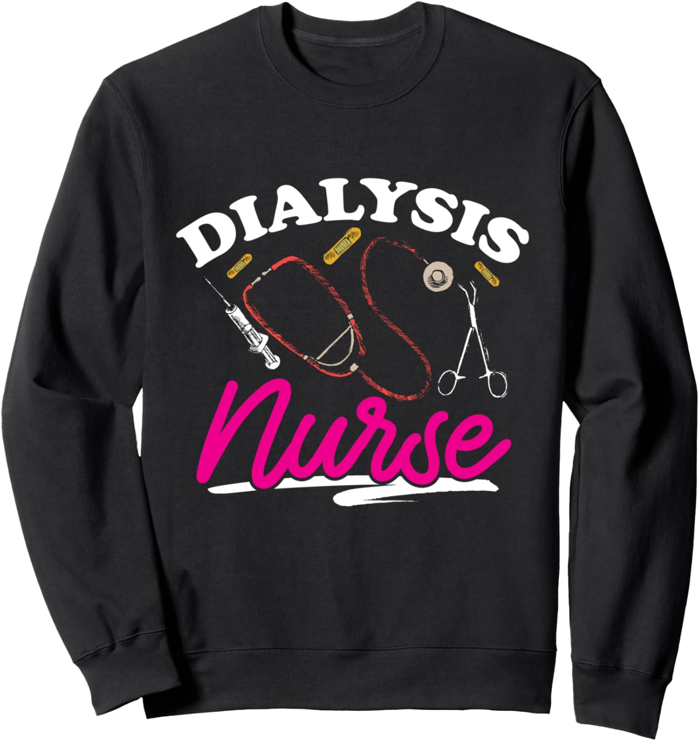 Толстовка с надписью «Медицинская помощь медсестре в диализе» Dialysis Nurse Medical Tshirts, черный
Толстовка с надписью «Медицинская помощь медсестре в диализе» Dialysis Nurse Medical Tshirts, черный