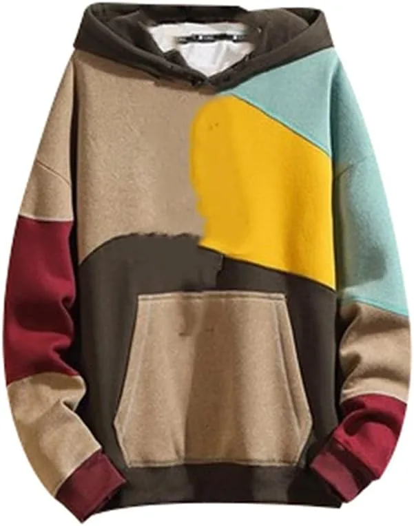 Мужской свитшот с капюшоном KISSQIQI, контрастный, легкий
Мужской свитшот с капюшоном KISSQIQI, контрастный, легкий