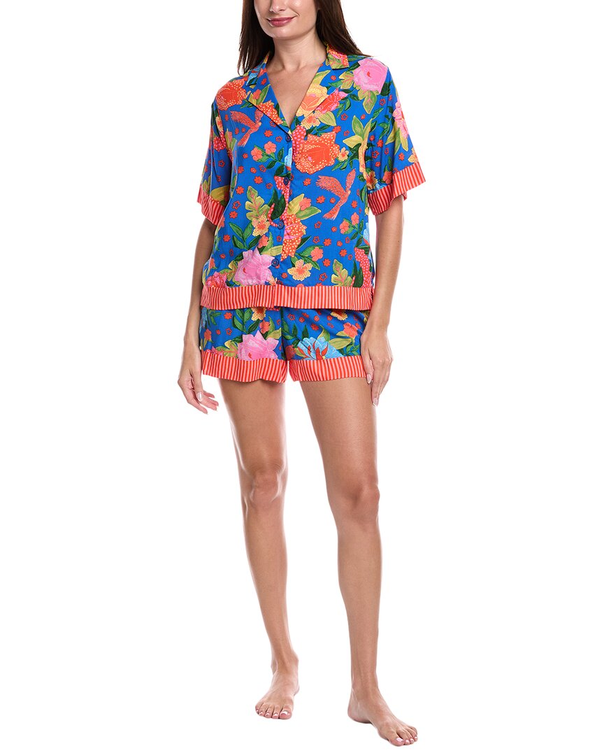 Двухкомпонентный пижамный комплект Джорджия с рубашкой и шортами Room Service, синий
Двухкомпонентный пижамный комплект Джорджия с рубашкой и шортами Room Service, синий