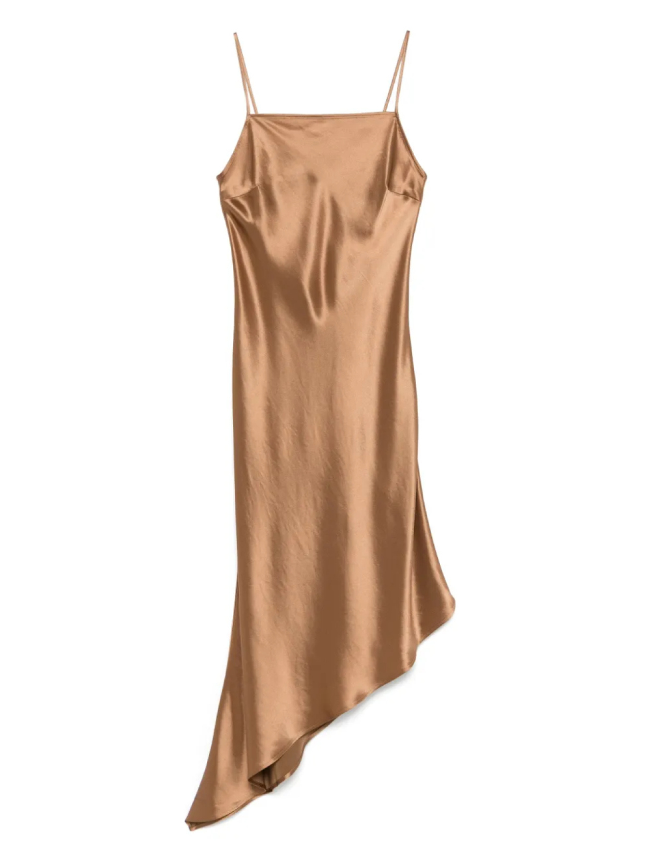 Атласное платье миди By Malene Birger, коричневый
Атласное платье миди By Malene Birger, коричневый