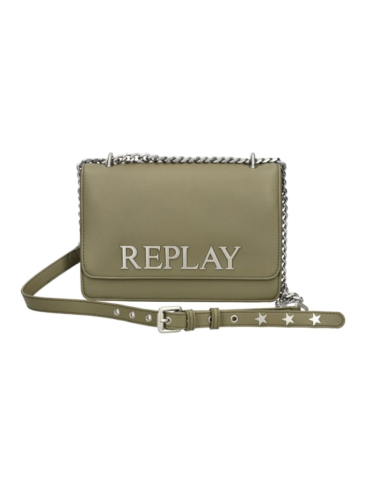 Наплечная сумка Replay, оливковый
Наплечная сумка Replay, оливковый
