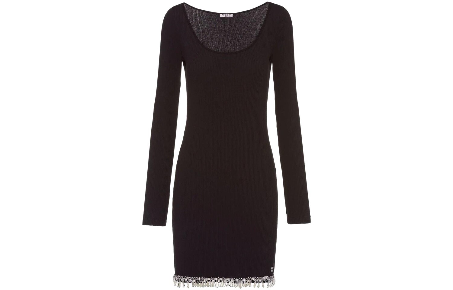 Платье Miu Miu с длинными рукавами, черный
Платье Miu Miu с длинными рукавами, черный