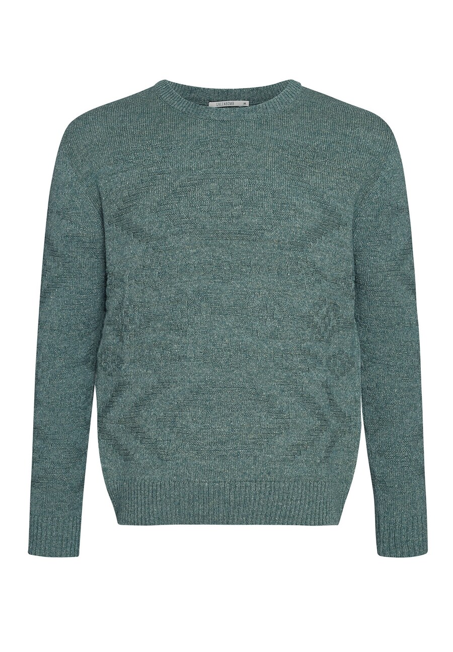 Свитер GREENBOMB, зеленый 
Свитер GREENBOMB, зеленый