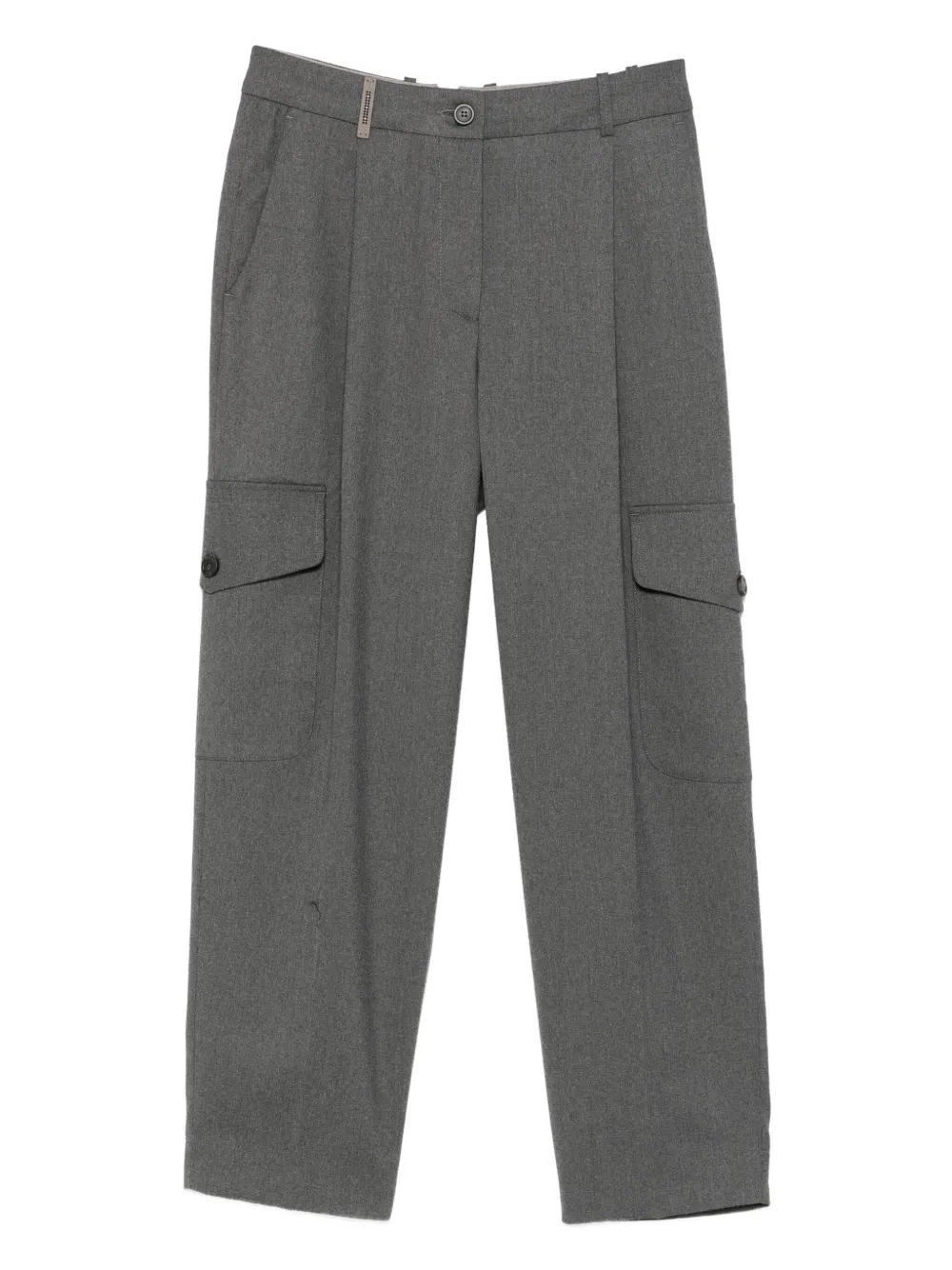 Брюки-карго со складками Peserico, серый
Брюки-карго со складками Peserico, серый