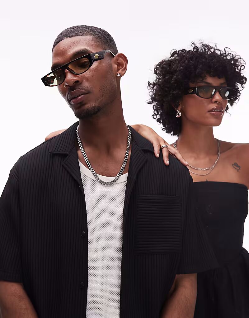 Солнцезащитные очки Le Specs le ritual тонкие круглые в темной черепаховой оправе с зелеными линзами
Солнцезащитные очки Le Specs le ritual тонкие круглые в темной черепаховой оправе с зелеными линзами