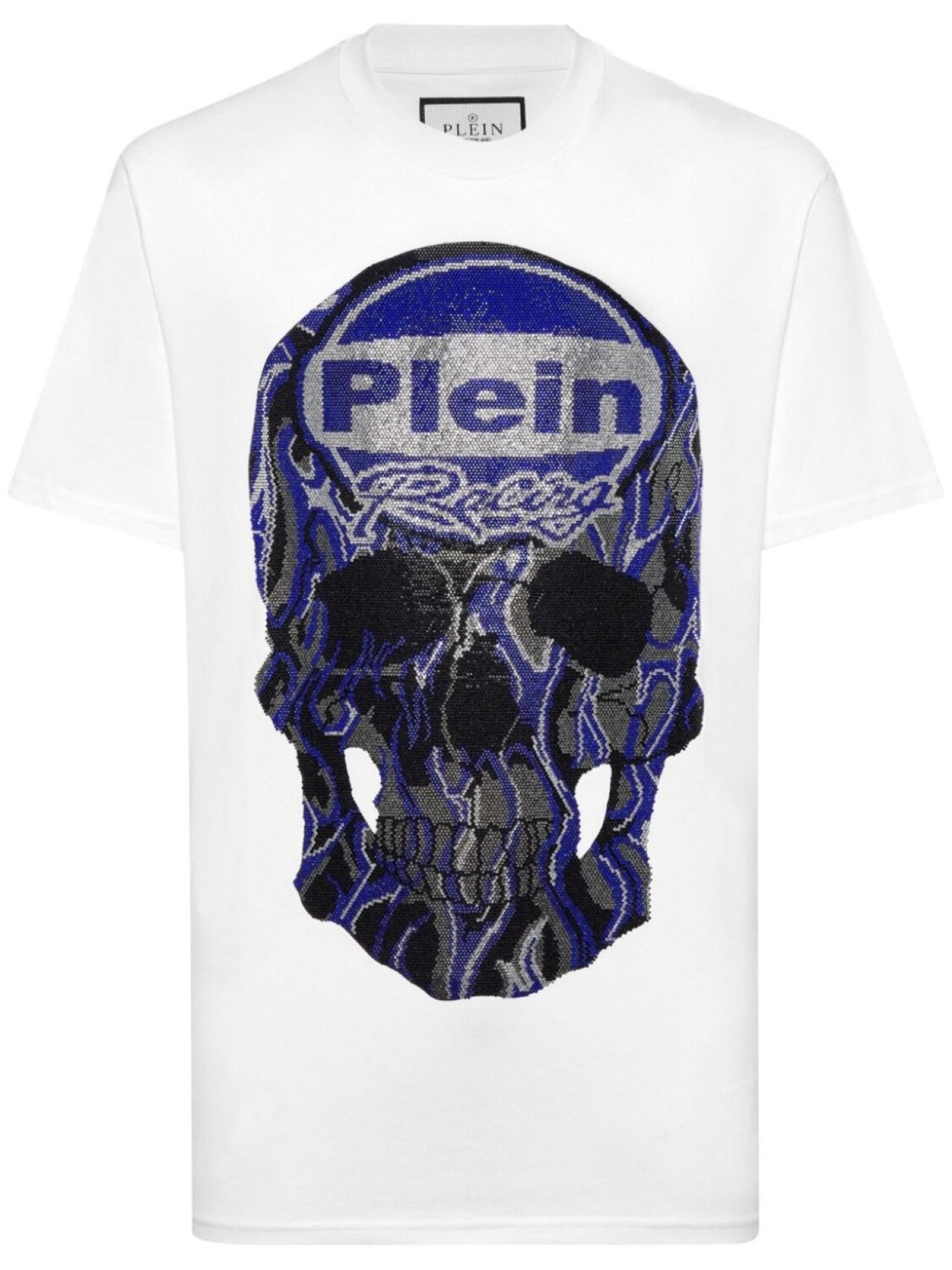 Футболка Philipp Plein Strass Skull, белый 
Футболка Philipp Plein Strass Skull, белый