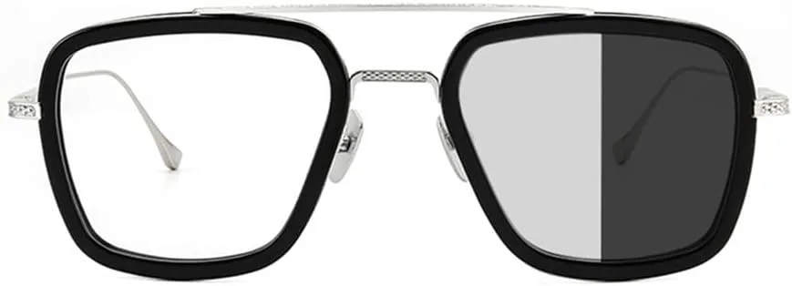 Солнцезащитные очки для женщин, фотохромные поляризованные солнцезащитные очки для мужчин, винтажные большие очки с двойной перемычкой generic, Color Changing
Солнцезащитные очки для женщин, фотохромные поляризованные солнцезащитные очки для мужчин, винтажные большие очки с двойной перемычкой generic, Color Changing