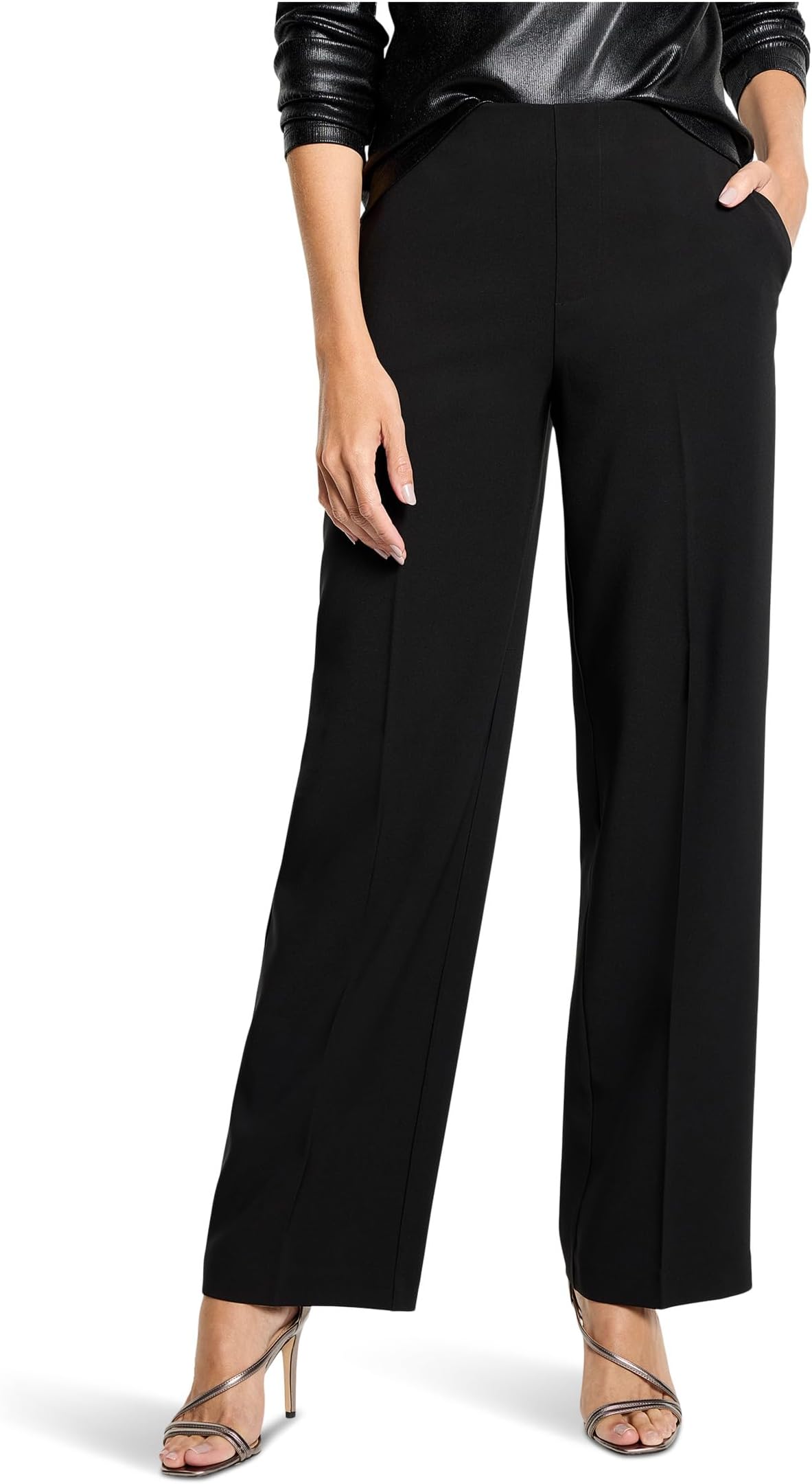 Брюки NIC+ZOE 31" Stretch Suiting Lenox Wide-leg Pants, цвет Black Onyx
Брюки NIC+ZOE 31" Stretch Suiting Lenox Wide-leg Pants, цвет Black Onyx
