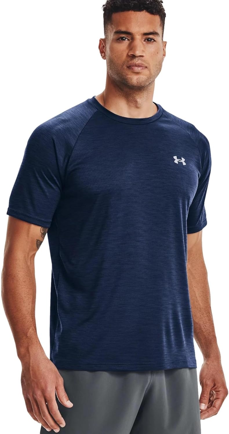 Мужская футболка с коротким рукавом Under Armour Tech 2.0 5c, French Navy.
Мужская футболка с коротким рукавом Under Armour Tech 2.0 5c, French Navy.