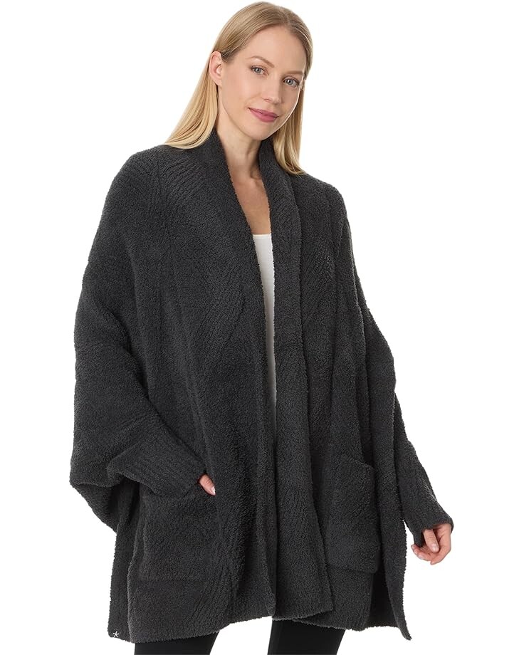 Свитер Barefoot Dreams CozyChic Cable Weave Blanket Wrap, цвет Carbon
Свитер Barefoot Dreams CozyChic Cable Weave Blanket Wrap, цвет Carbon