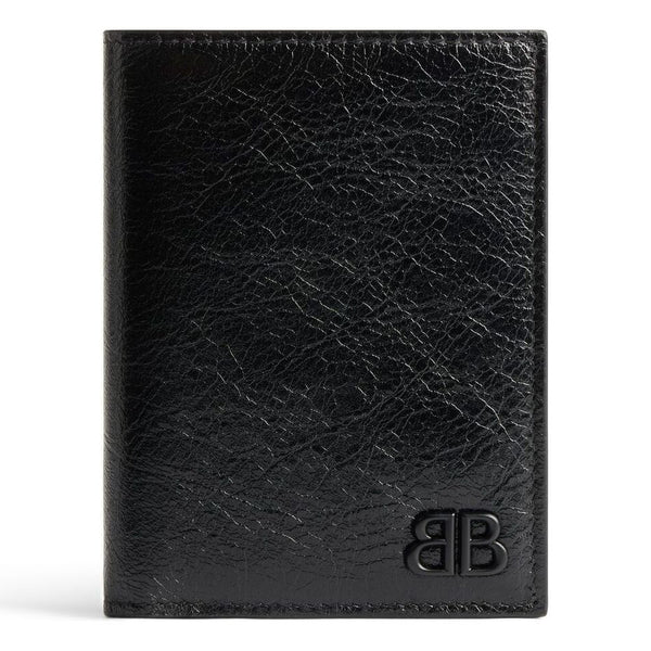 Кроссовки monaco vertical bifold wallet Balenciaga, черный 
Кроссовки monaco vertical bifold wallet Balenciaga, черный