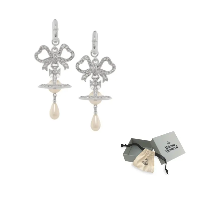 Серьги Rigoberta Bow crystal Pearl Vivienne Westwood
Серьги Rigoberta Bow crystal Pearl Vivienne Westwood