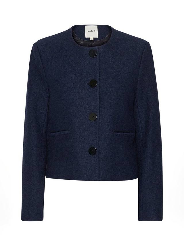 Полушерстяная куртка lilith Soaked In Luxury, темно-синий
Полушерстяная куртка lilith Soaked In Luxury, темно-синий