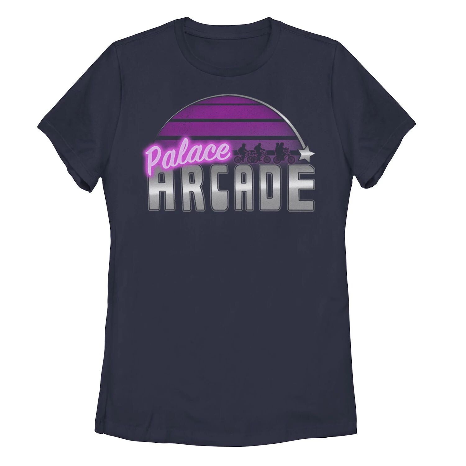 Фиолетовая футболка с неоновым логотипом для юниоров Stranger Things Palace Arcade Licensed Character, темно-синий
Фиолетовая футболка с неоновым логотипом для юниоров Stranger Things Palace Arcade Licensed Character, темно-синий