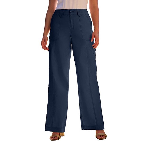 Женские карго-брюки plus size с широкими штанинами Roaman'S, Navy
Женские карго-брюки plus size с широкими штанинами Roaman'S, Navy