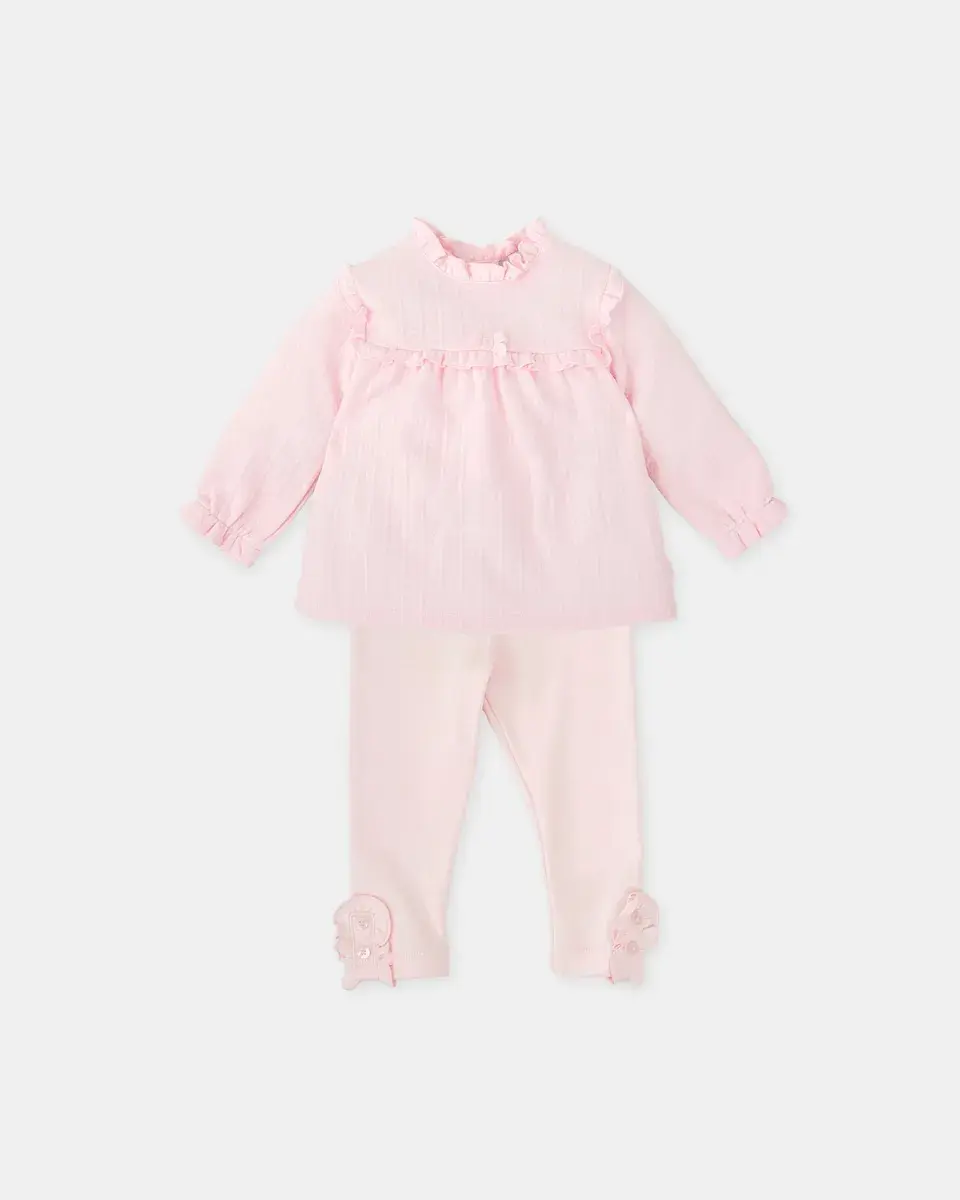 Детский комплект из двух частей с розовыми косичками Tutto Piccolo
Детский комплект из двух частей с розовыми косичками Tutto Piccolo